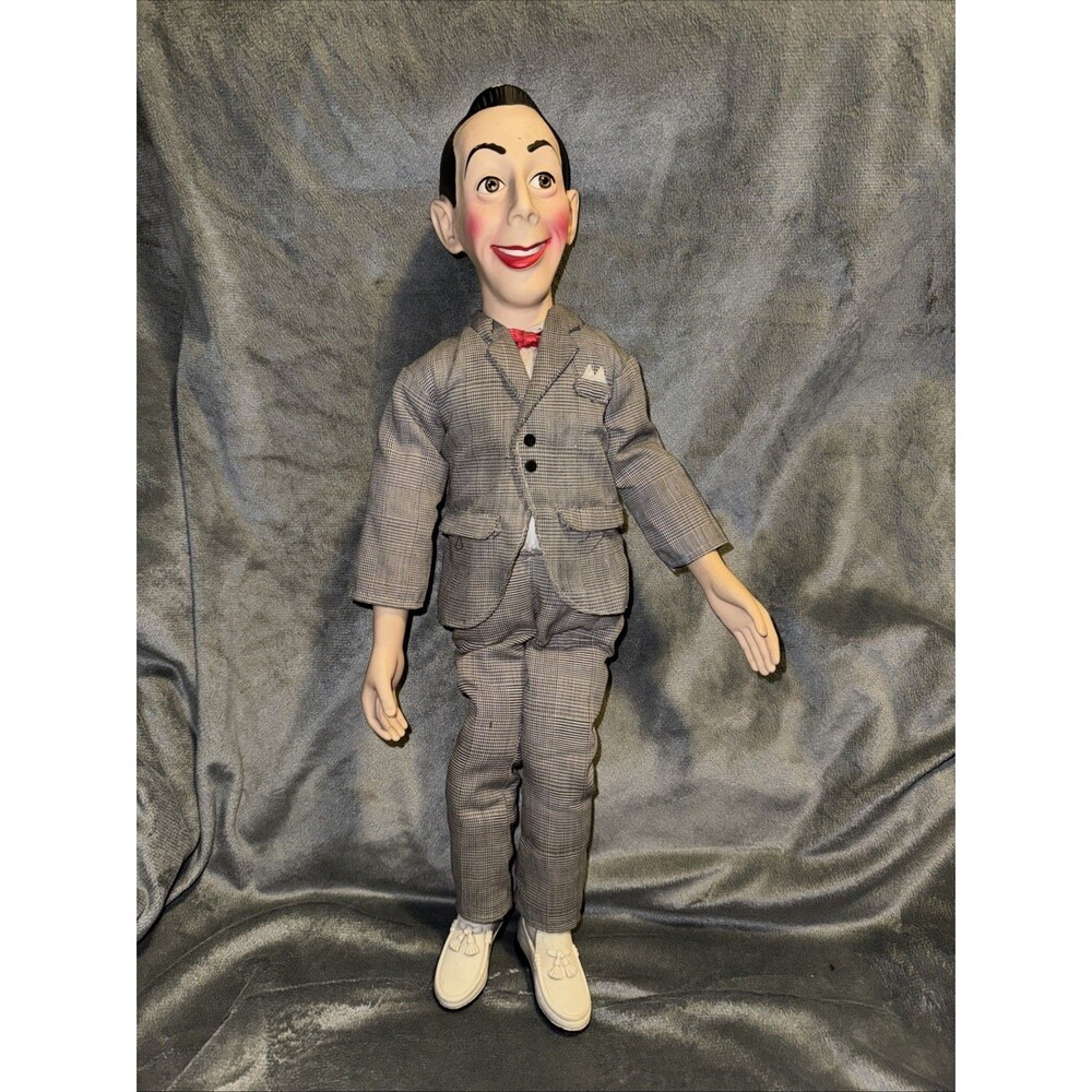 Vintage 1987 Official Brand Pee-Wee Herman Doll Poseable Arms+Legs Doesn't Work